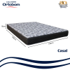 Base Box Baú Casal Sintético Branco + Colchão de Espuma Iso D33 Casal Ortobom - 4